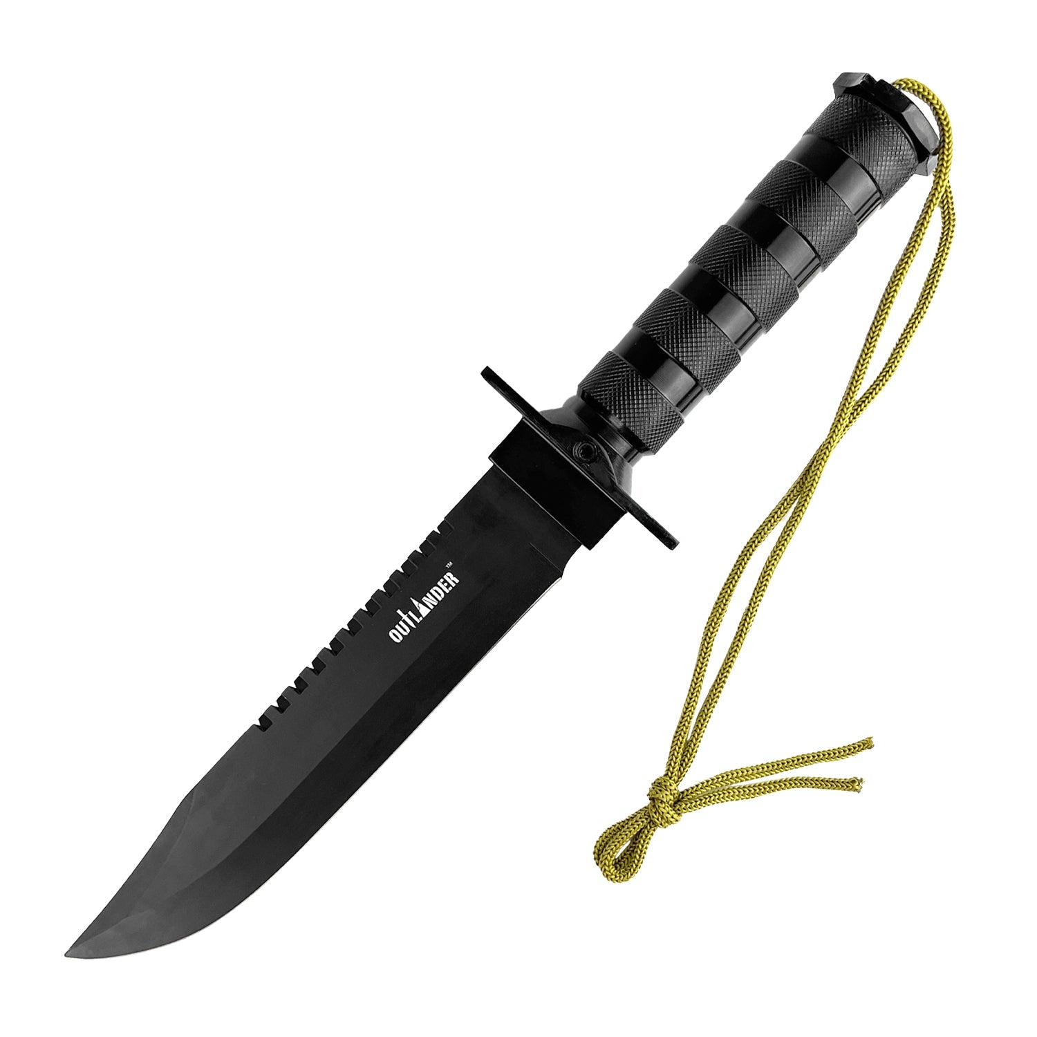 Outlander 9" Black Blade Hunting Knife