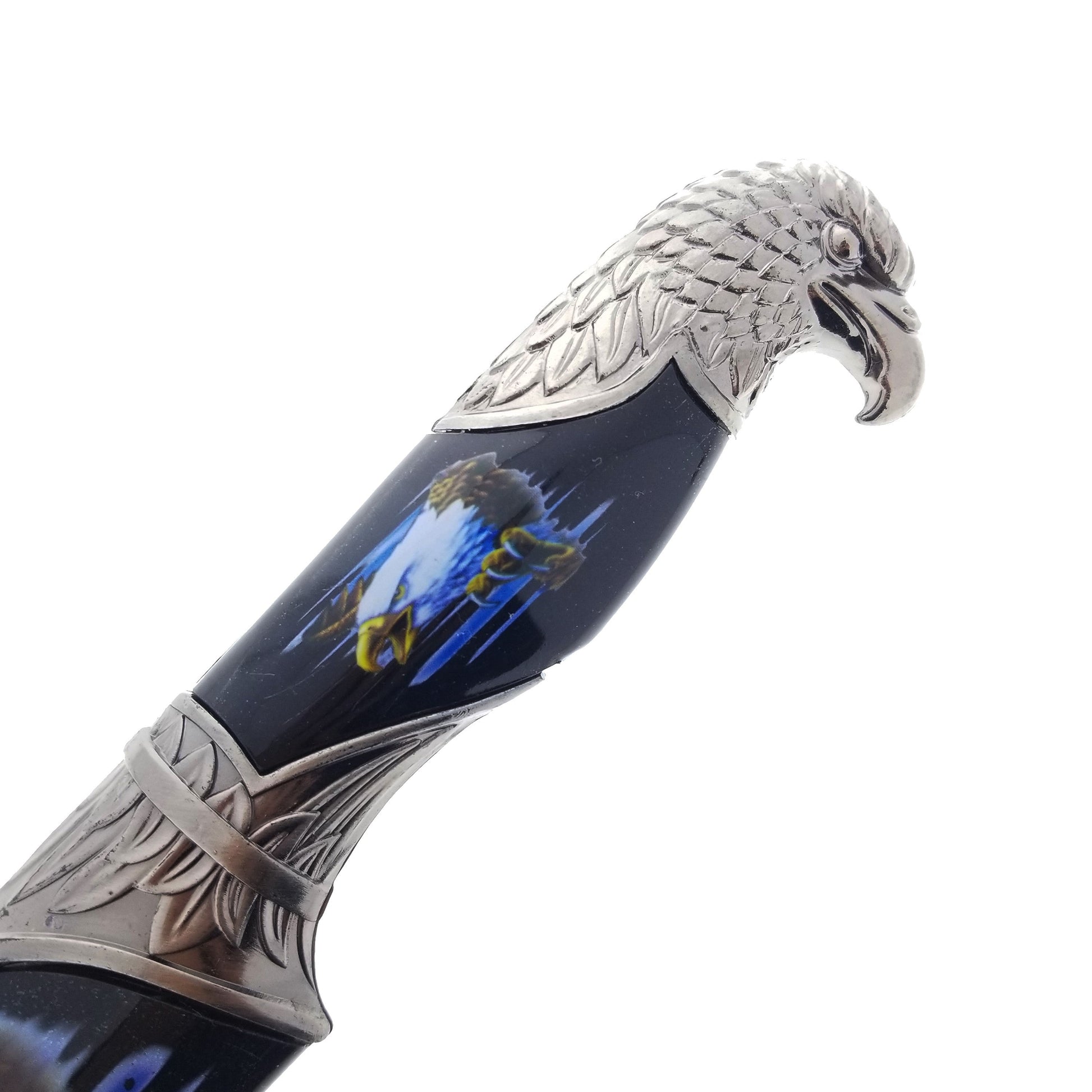 13 1/2" Fantasy dagger with blue scabbard