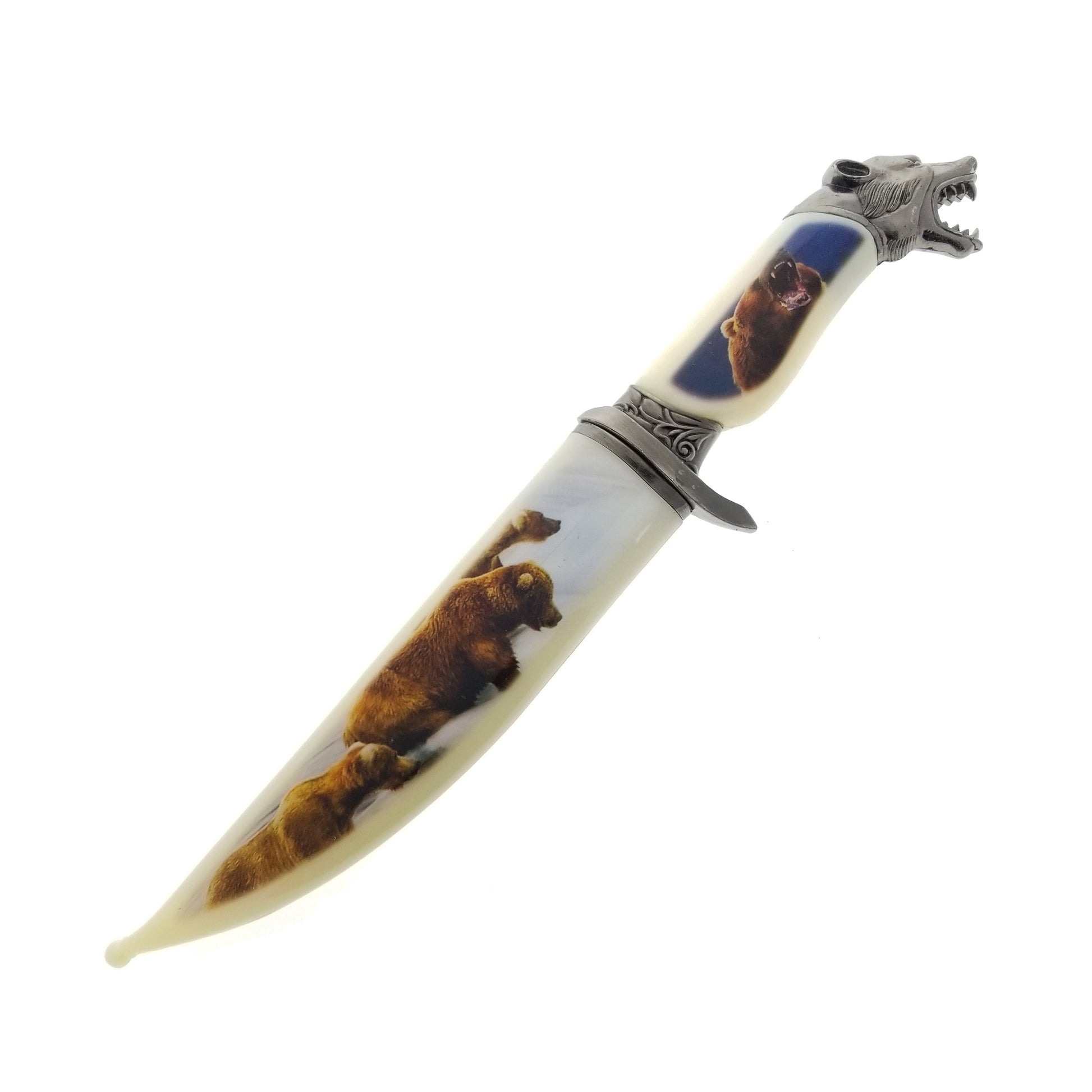 13 1/2" Bear Fantasy Dagger with scabbard