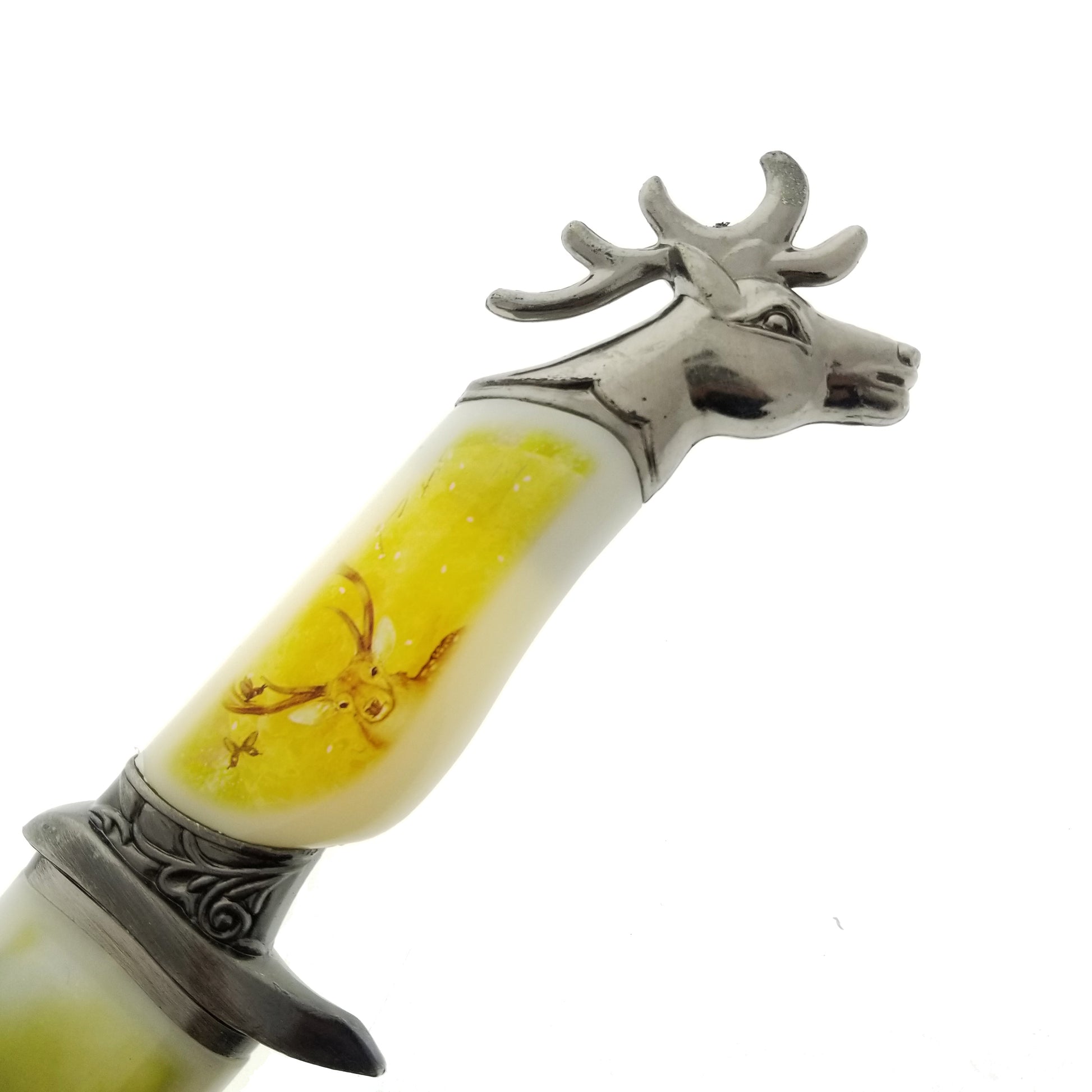 13 1/2" Elk Fantasy Dagger with scabbard