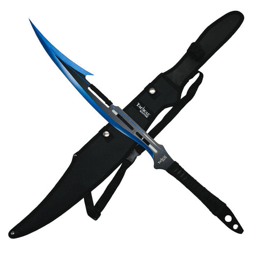 Tactical Master 27" Blue Machete with Nylon Sheath