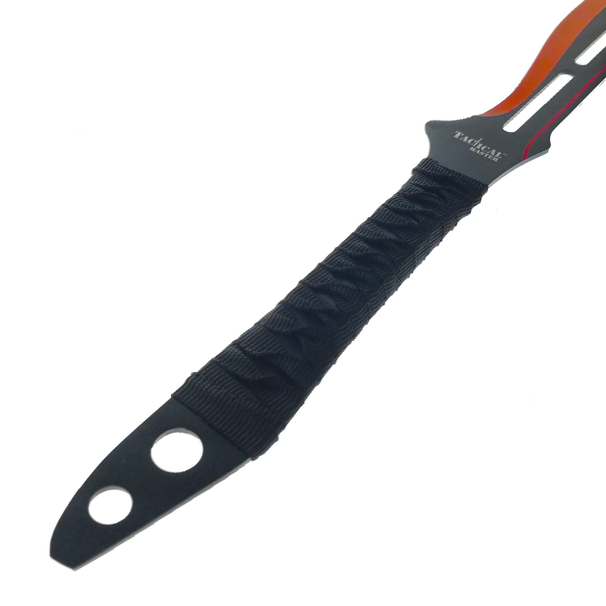 Tactical Master 27" Red Machete with Nylon Sheath