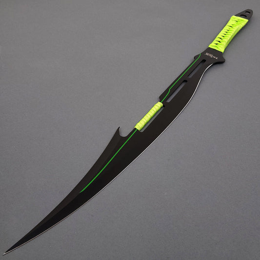 Tactical Master 27" Green Machete with Nylon Sheath "Zombie Killer"