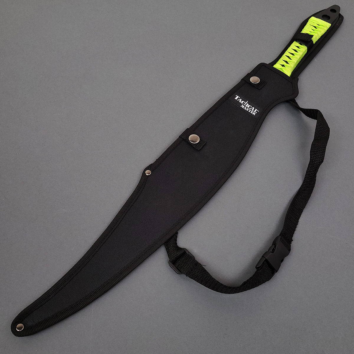 Tactical Master 27" Green Machete with Nylon Sheath "Zombie Killer"