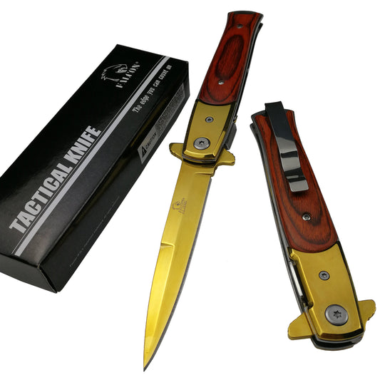 Falcon 8 3/4" Gold Folding Knife