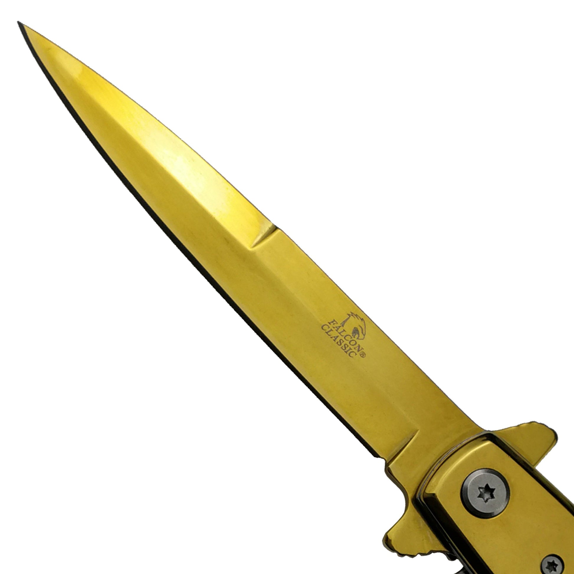 Falcon 8 3/4" Gold Folding Knife