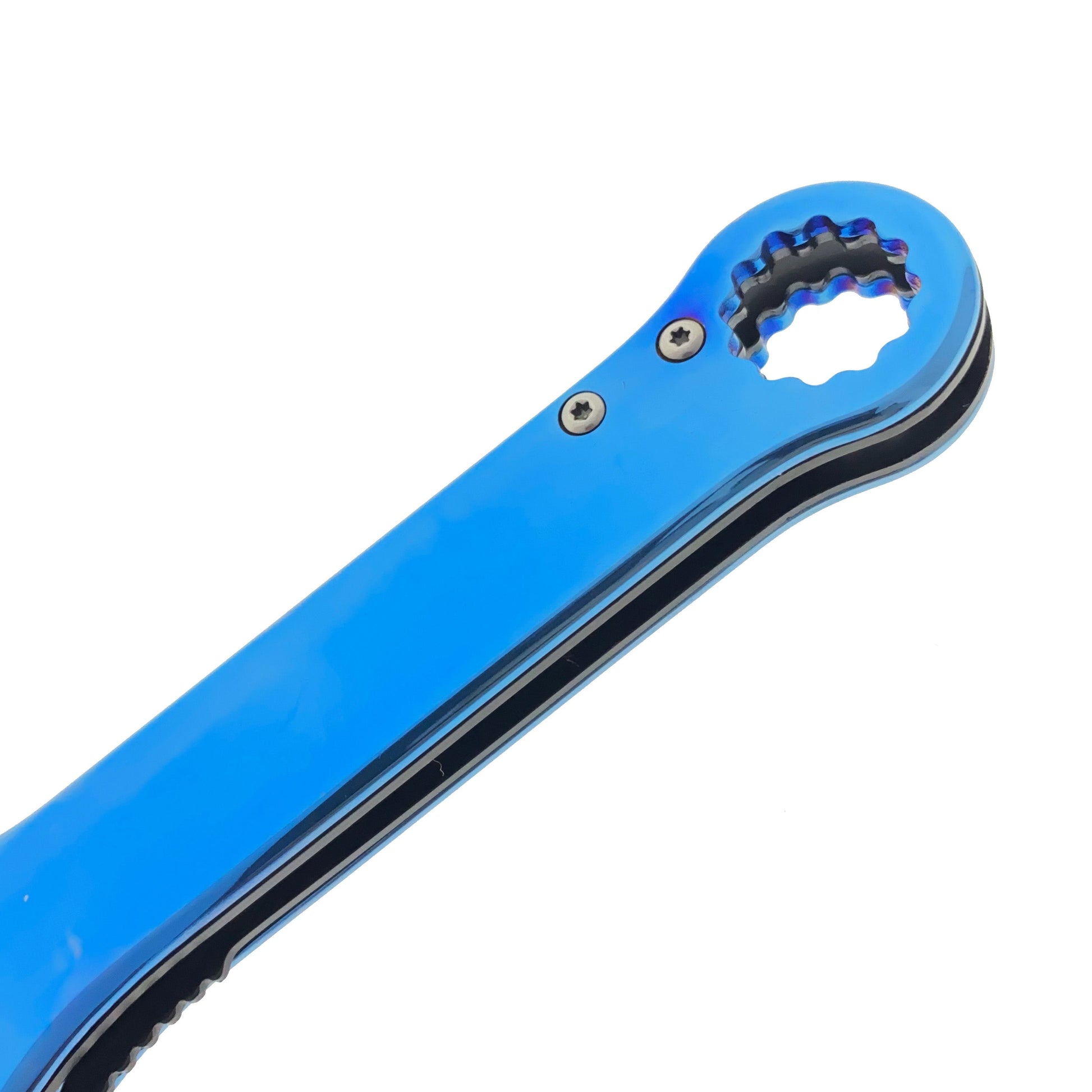 Falcon 7.75" Blue Spring Assisted Knife with 12 mm Wrench Function