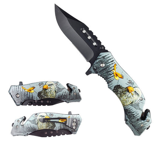 7.75" Assisted Pocket Knife Eagle