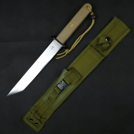 15" 1045 Steel Tactical Fighting Knife, FALCON