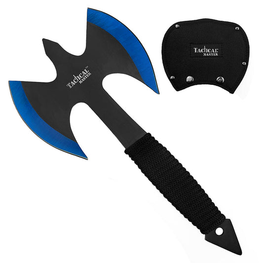 Tactical Master 10" Blue Throwing Axe