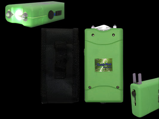 Order Stun Guns for Sale - Green Stun Gun with LED Flashlight