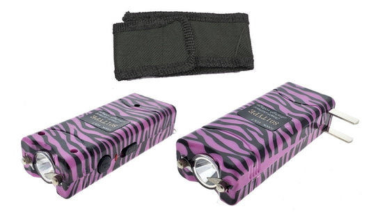 5000K Volt Pink Zebra Stun Gun