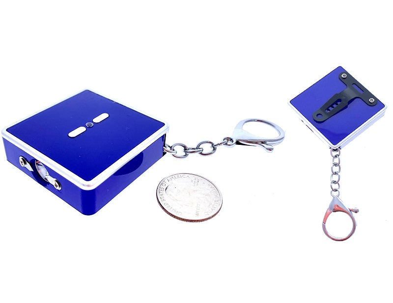 2x2x2 Mini Square key chain Blue stun gun