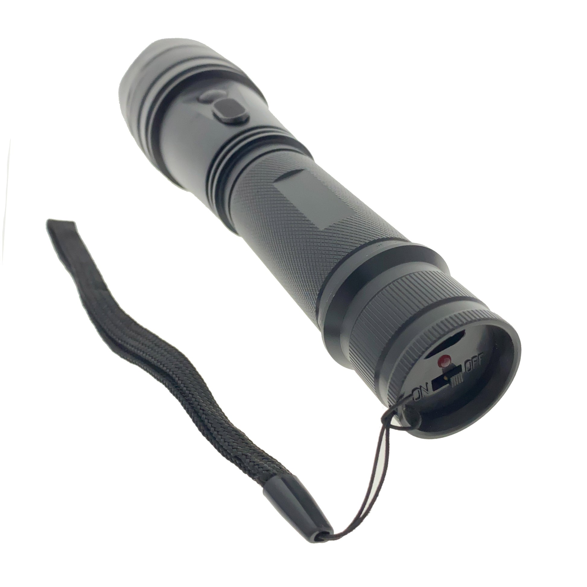 7000Kv Flash light Stun Gun 9 3/4" Overall Length, Charging Adaptor Included