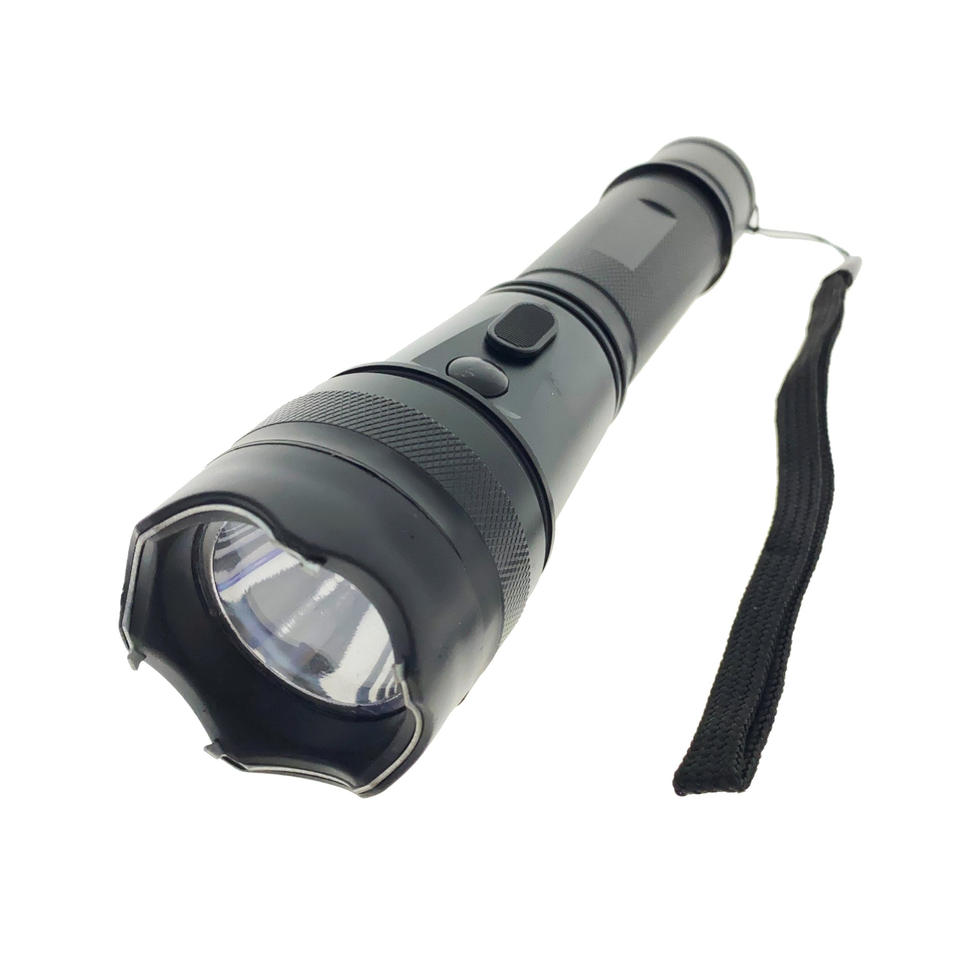 7000Kv Flash light Stun Gun 9 3/4" Overall Length, Charging Adaptor Included