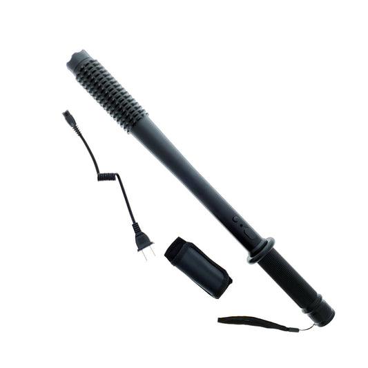 19"  Baton Stun Gun with Led Light Black