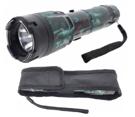 6.75" Camo Stun Gun with Led Light 3 Million Volt