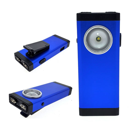 4.75" Blue Mini Stun Gun with Led Light 3 Million Volt