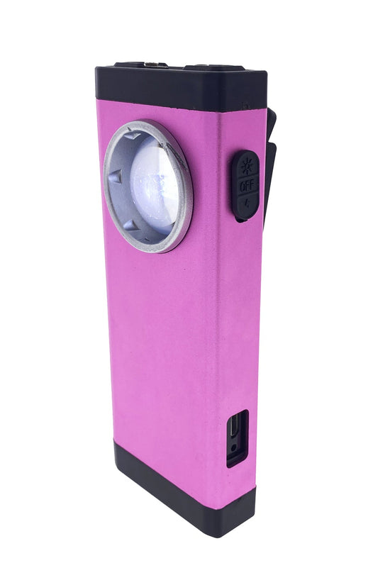 4.75" Pink Mini Stun Gun with Led Light 3 Million Volt