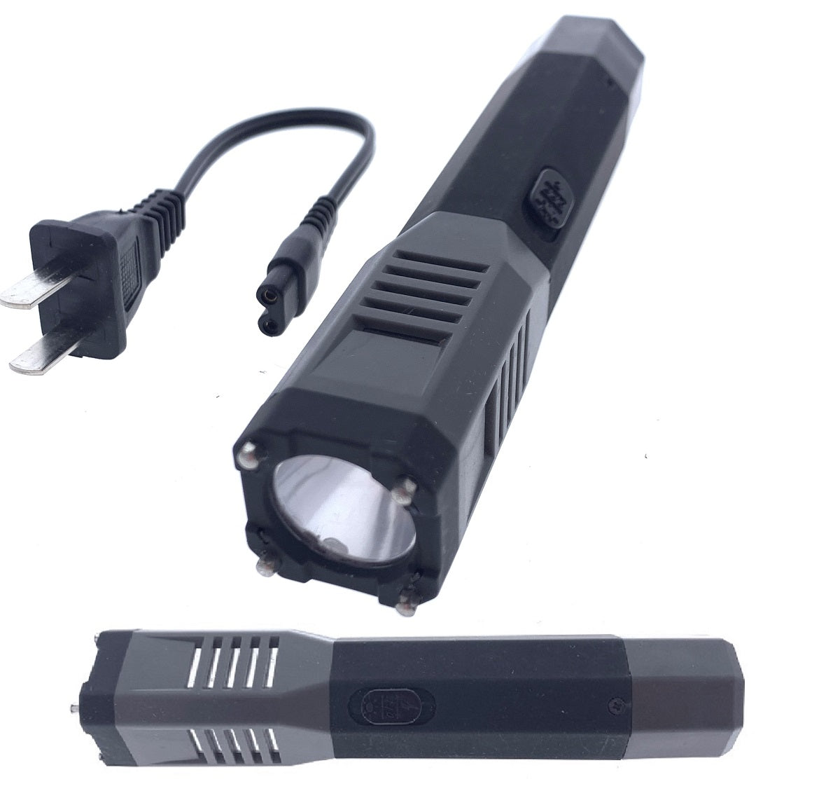 6" Rectangular black and gray stun gun