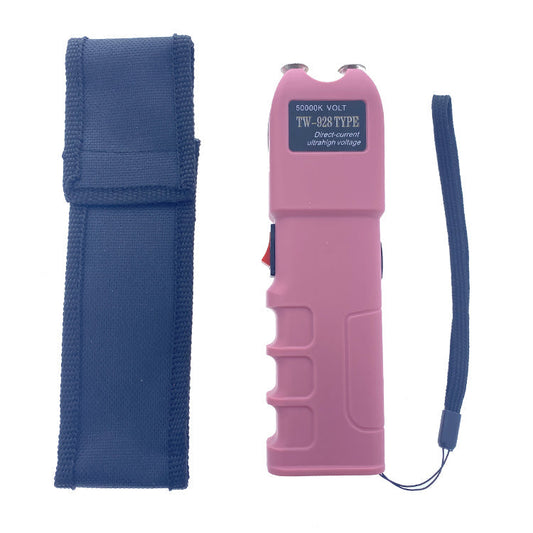 Pink Stun Gun w/ LED Flashlight