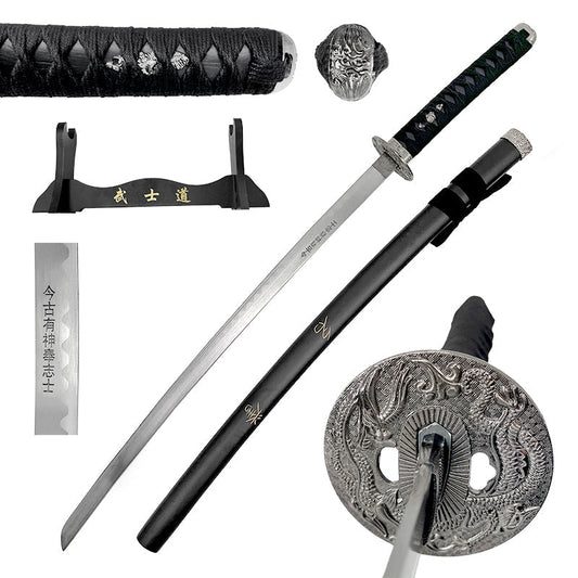 Samurai Sword with black scabbard