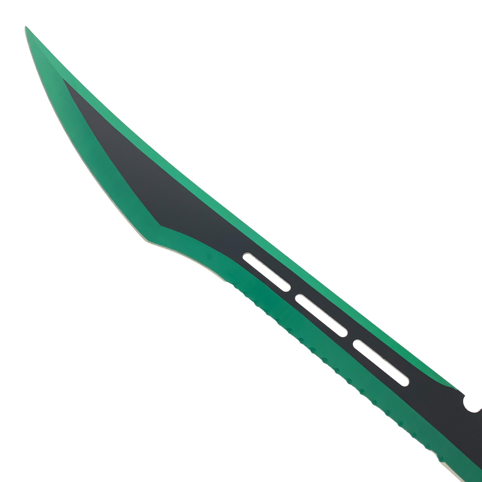 Tactical Master 28" Green Machete  w/ 3 Pcs Throwing Knives