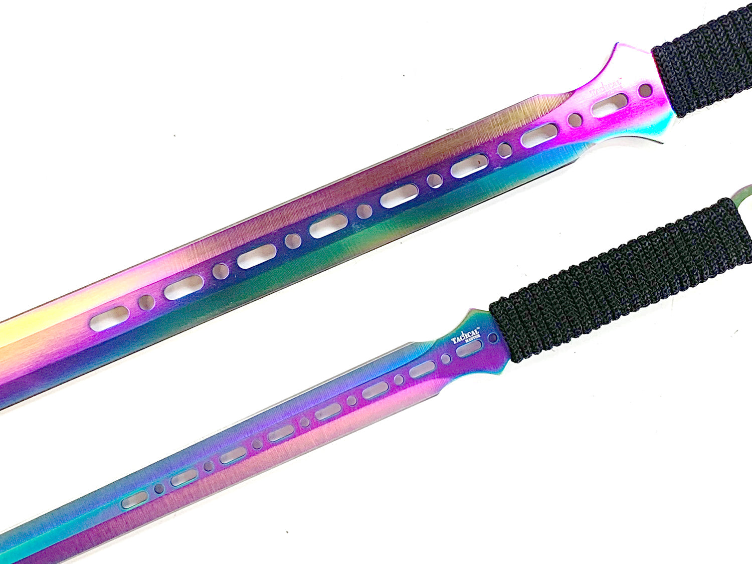 Tactical Master 28"&18" Rainbow Machete Set