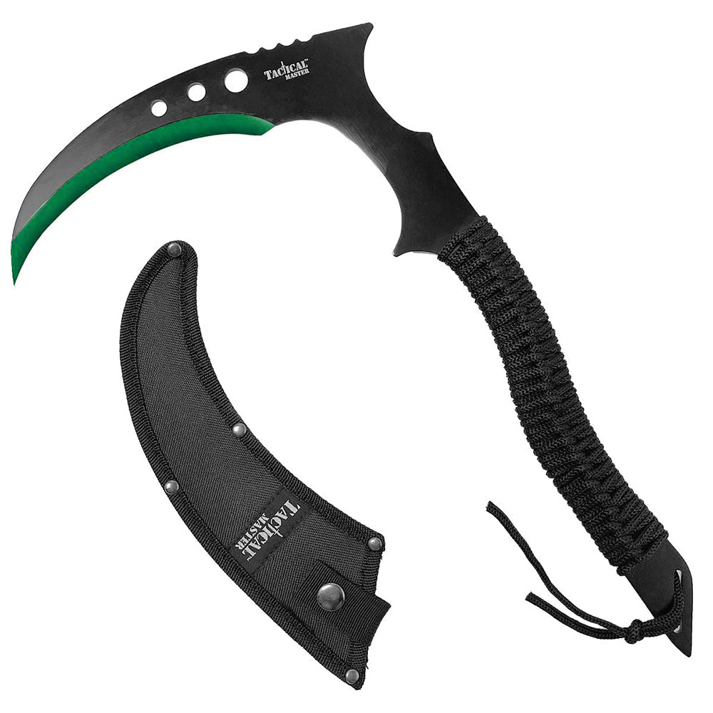 Tactical Master 16" Sickle Green Blade