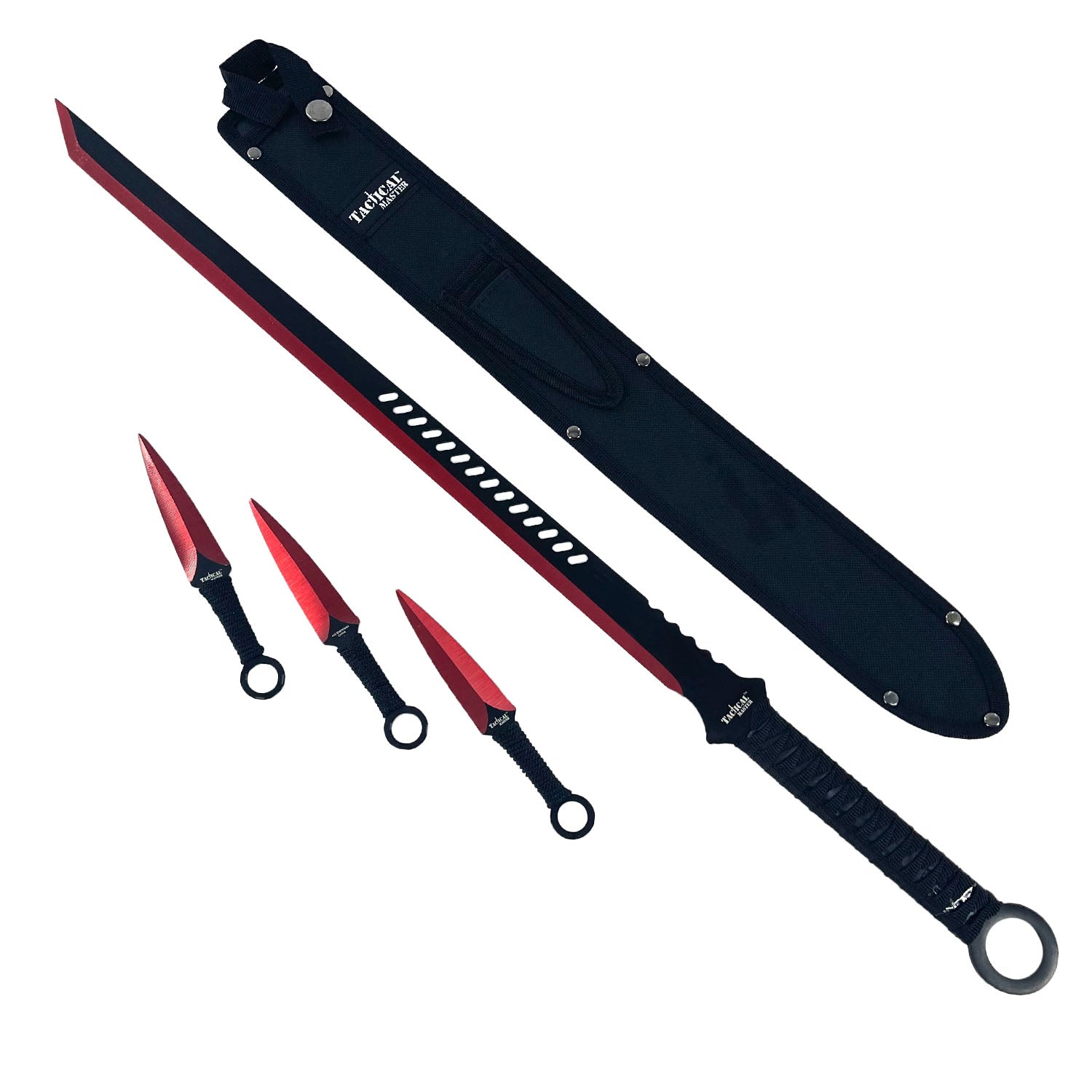 Tactical Master 28" SPECIAL FORCE RED MACHETE W/SHEATH