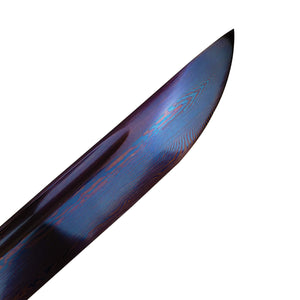 Musha Damascus Shirasaya (Blue)