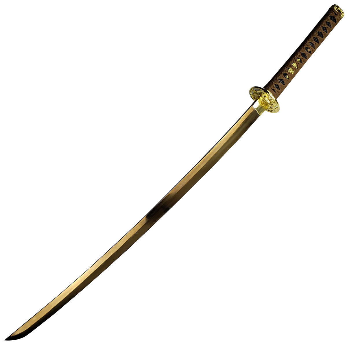 Musha Gold Warrior Damascus Katana