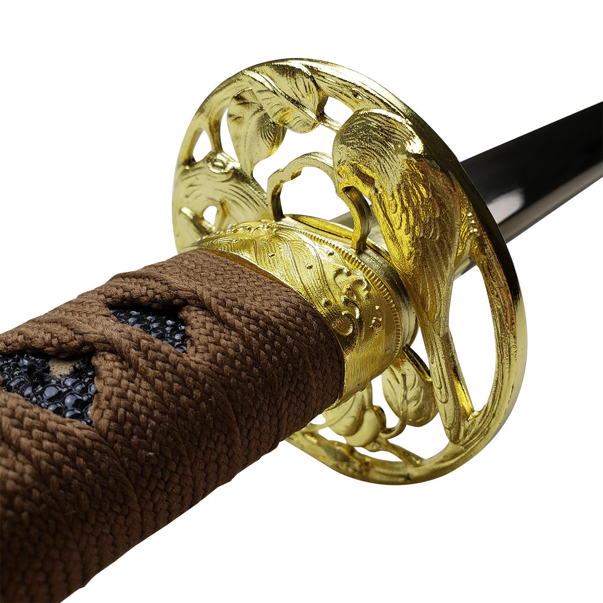 Musha Gold Warrior Damascus Katana