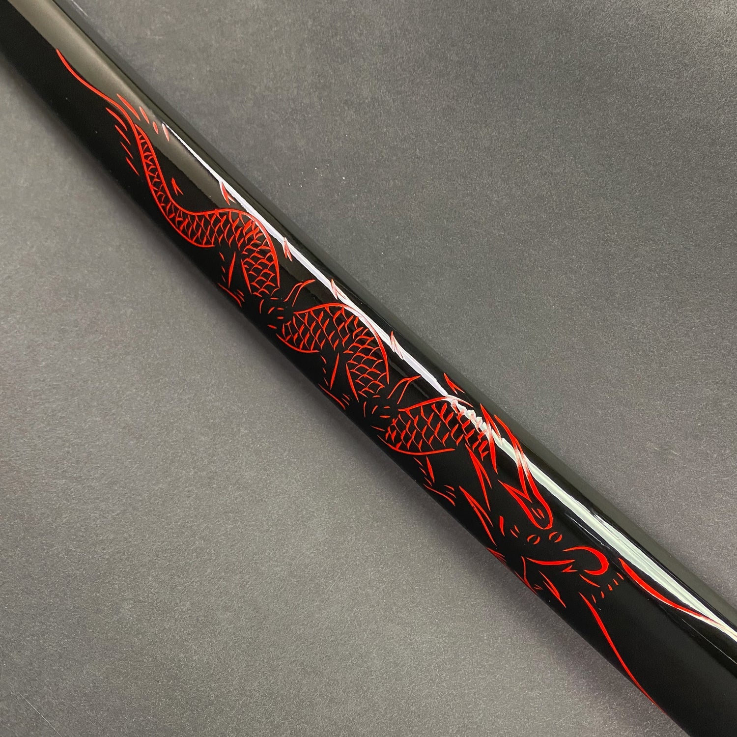 Musha 41" Hand Forged Samurai Sword Red Dragon Scabbard