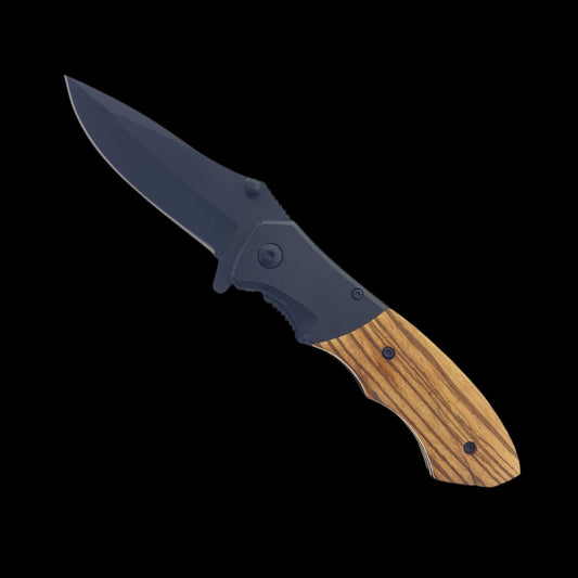 Guild Arms spring assisted pocket knife with wood handle to buy wood handle knife online