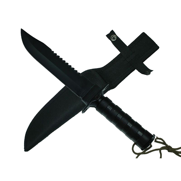 Outlander 9" Black Blade Hunting Knife