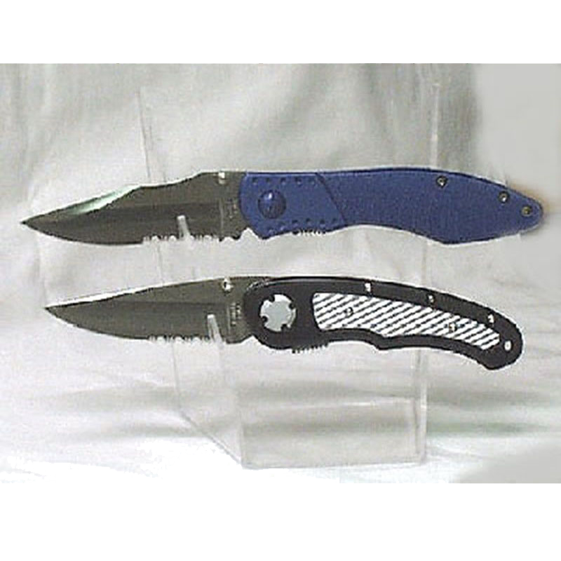 5 1/2" Clear 6 pcs Pocket Knife Display