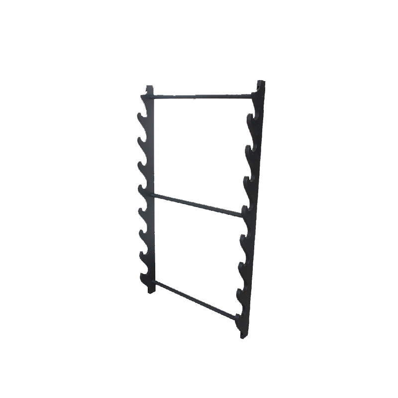 8 Pcs Samurai Sword Wall Rack .17 12" with X 39 12" H