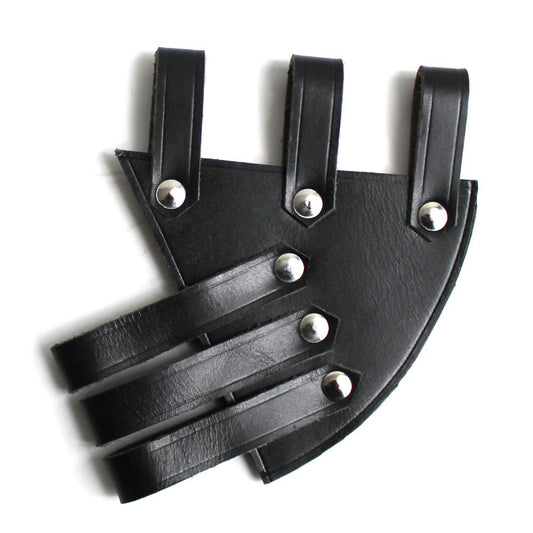 8.5" x 6.5" Leather sword frog