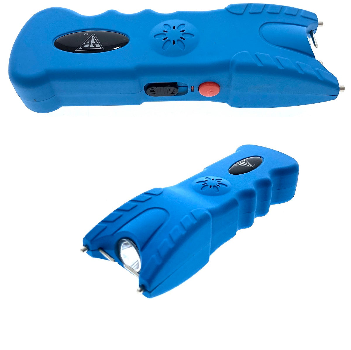 Rechargeable Blue Stun Gun 3 Million Volt with Flashlight by Guild Arms for self-defense